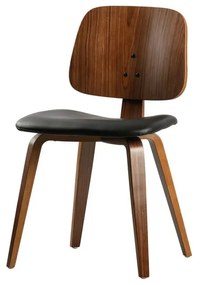 Čierno-prírodná jedálenská stolička Classic – vtwonen