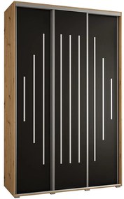 Skriňa 45 Canaris 12 160 artisan/čierna/silver