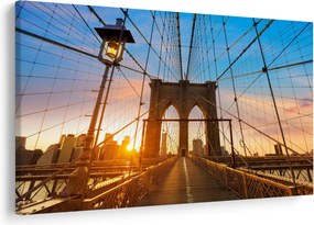 Obraz - Brooklynský most, Manhattan, New York (90x60 cm)