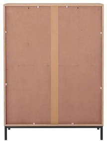 Skrinka v dekore duba v prírodnej farbe 80x110 cm Celine - Støraa