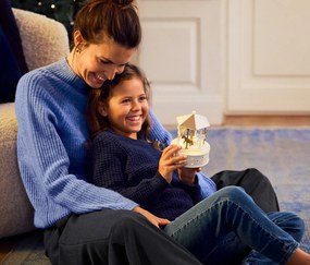 Manuálne LED karuselové hracie hodiny