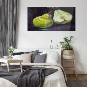 Skleneny obraz Maľovanie ovocie hruška