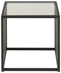 Odkladací stolík so sklenenou doskou 40x40 cm Strington – Actona