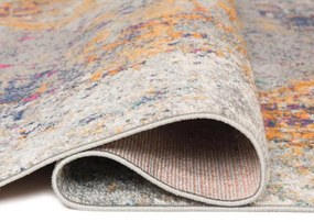 Kusový koberec Atlanta sivo oranžový 160x229cm