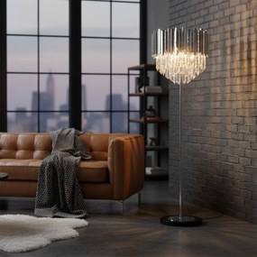 Toolight Toolight, podlahová lampa na postavenie 3xE14 APP1716-3F, chrómová, OSW-04338