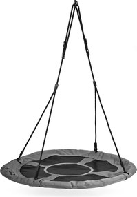 Zahradní houpačka čapí hnízdo Peak 100 cm šedá