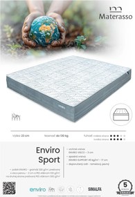 Penový matrac Enviro Sport Rozmer: 200 x 200 cm