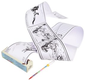 Cestovná sada detských omaľovánok a rébusov Rex London Prehistoric