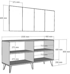 Skrinka Isil White and Gold
