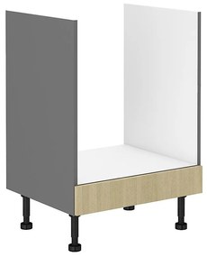 Kuchynská skrinka SCANDI jedľa/antracitová 60dg bb