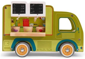 Drevené autíčko La Grande Famille Food Truck – Moulin Roty