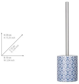 Modrá keramická WC kefa Lorca – Wenko