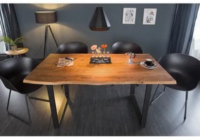 Jedálenský stôl 43426 140x90cm Masív drevo Divoká Acacia - PRODUKT JE SKLADOM U NÁS - 1Ks  - Komfort-nábytok
