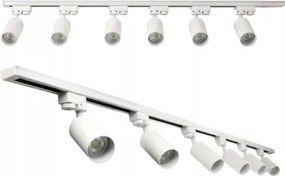 LED koľajnica 2m + 6x GU10 bodové žiarovky - sada