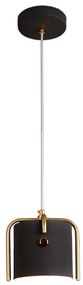 Toolight Toolight, Stropné svietidlo APP934-1CP Elegent Black, čierna-zlatá, OSW-03233