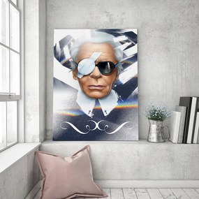 Gario Obraz na plátne Portrét Karla Lagerfelda - Dmitry Belov Rozmery: 40 x 60 cm