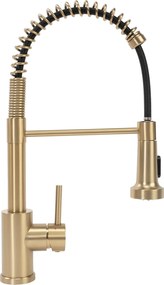 Rea Colin, stojanková kuchynská batéria, zlatá matná, REA-B4821