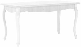 Kondela Jedálenský stôl DA19, sosna biela, 146x76 cm, VILAR