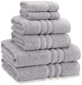 Svetlosivé froté bavlnené uteráky a osušky v súprave 6 ks Zero Twist – Catherine Lansfield