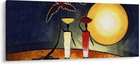 Obraz starovekej maľby (120x50 cm)