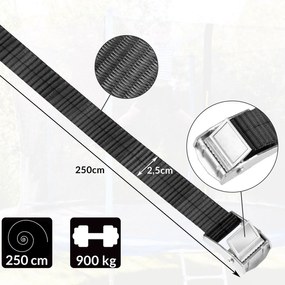 Sada kotiev do zeme, 4ks, 42,5x8,5cm, strieborná Monzana