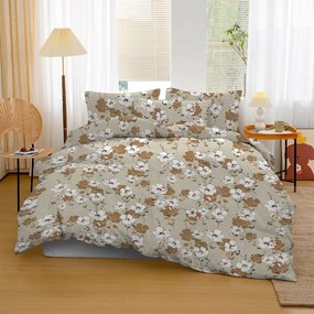 Bavlnené posteľné obliečky white rose 4-dielne