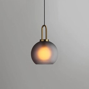 Sklenené okrúhle stropné svietidlo 20cm APP626-1CP