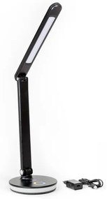 LEDRGBW Stmievateľná stolná lampa s funkciou powerbanky LED/12W/5V 2800-6000K čierna