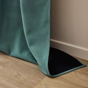 Zelený menčestrový termo záves 140x260 cm Madison – douceur d'intérieur
