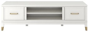 Biely TV stolík CosmoLiving by Cosmopolitan Westerleigh