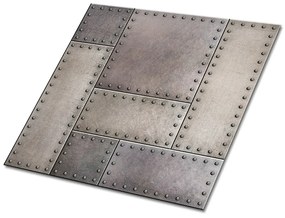 Vinylové panely Vinylové panely Textúra kovového plechu
