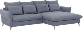 XXXLutz ROHOVÁ SEDAČKA, textil, modrá MID.YOU - Sedačky - 000694006705