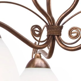 Brilagi - LED Luster na reťazi ANTICO 3xE27/60W/230V bronz patina