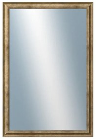 DANTIK - Zrkadlo v rámu, rozmer s rámom 40x60 cm z lišty TRITON biely bronz (2140)