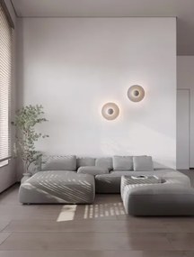 LED bluish šedé nástenné svietidlo Edem