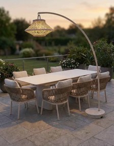Veľká stojaca solárna záhradná lampa Verona