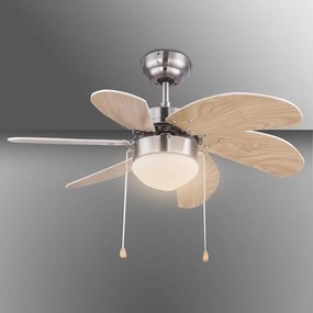 Stropný ventilátor s osvetlením  03301 1*E14 PL1