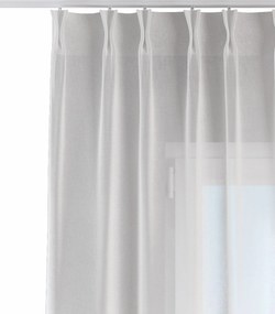 Záves so systémom FLEX (dvojité spony flex) farba produktu krémová látka polopriehľadný, zapletaná