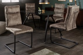 Konzolová stolička Comfort - hnedá