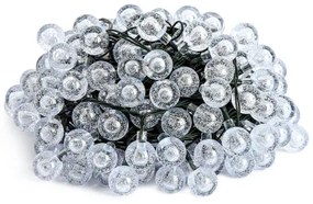 Brilagi - LED solárny svetelný reťazec BUBBLE 100xLED/8 funkcií 10 m IP65 teplá biela