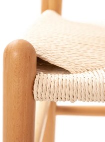 Stolička CADERIA pletená, naturálna 871356