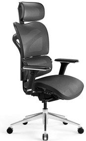 Kancelárske kreslo V-Comander čierna/šedá
