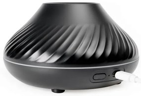 LED RGB Aróma difúzor s imitáciou plameňa LED/6,5W/5V 130ml čierna