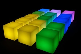 Svietiaca LED guľa 30 cm – 6 RGB + 3 biele