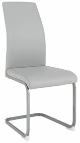 Kondela Jedálenská stolička, svetlosivá/sivá, NOBATA