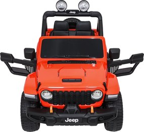 Ramiz Jeep Wrangler Rubicon LIFT elektrické autíčko pre deti oranžové
