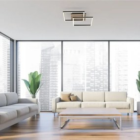 JUST LIGHT. 14053-79 - LED stropné svietidlo AKUSTIKA LED/15W/230V dub/čierna