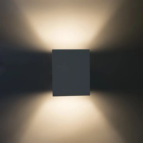 Nástenná lampa biela štvorcová - Sola