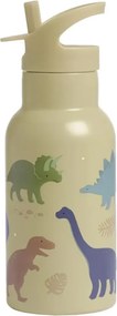 Nerezová fľaša na pitie dinosaurus
