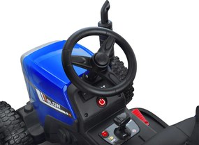 JOKOMISIADA Traktor s prívesom na akumulátor + diaľkové ovládanie  PA0242 modrý